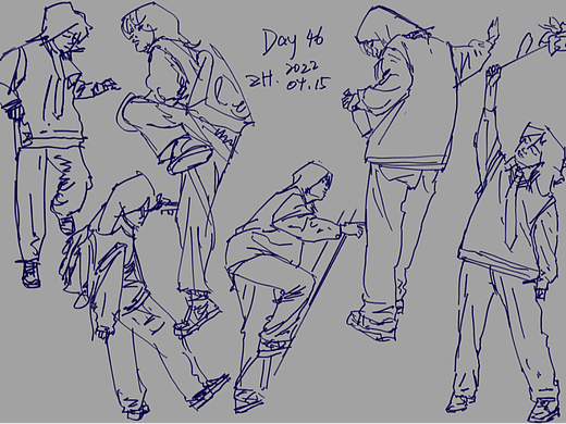 #速寫60天挑戰(zhàn)賽# day46 @速寫班長（個(gè)人主頁-ZNTkyNTAyMjg=） - 繪畫 - 站酷設(shè)計(jì)師Heng3D原創(chuàng)素材 - 站酷ZCOOL