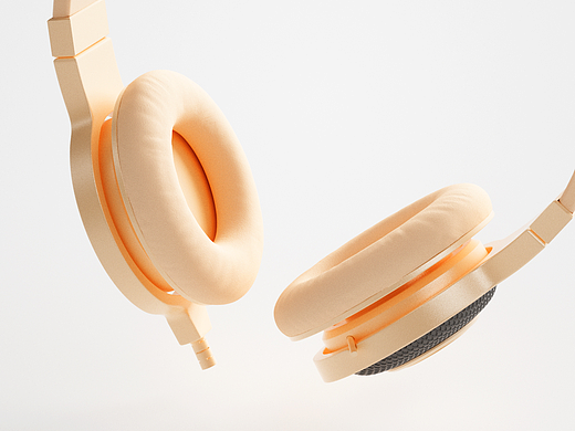 产品渲染-耳机