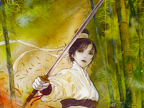 聊斋之《侠女》（个人主页-ZNjExNDY0MDA=） - 艺术插画 - 站酷设计师弎丈原创素材 - 站酷ZCOOL