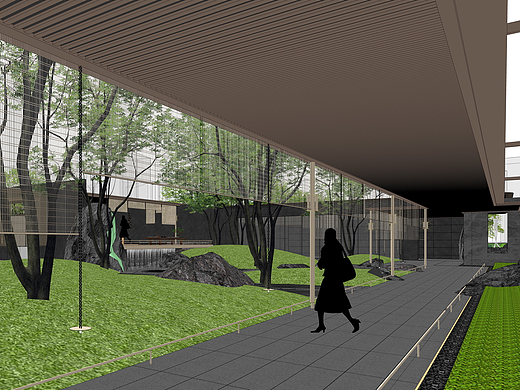 曲江天空树示范区景观SU模型下载