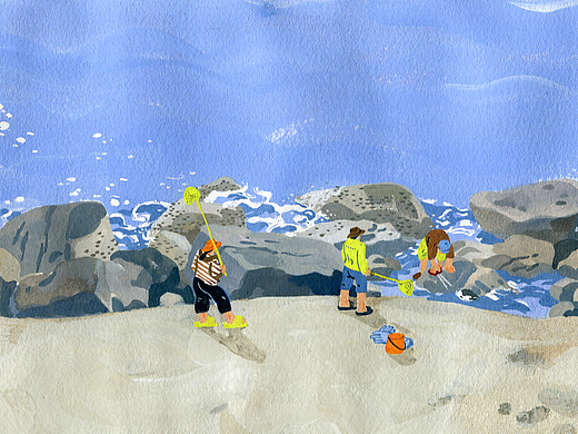 【海岛纪事】系列及绘画过程