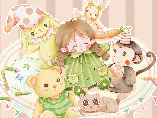 六一的童年回忆就是必不可缺的毛绒玩偶