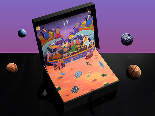 城市画报×一尚门×茧人 #爬梯上月亮  中秋月饼礼盒