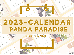 2023小熊貓日歷｜Panda Paradise