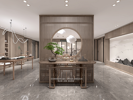 江西新中式会客区改造设计