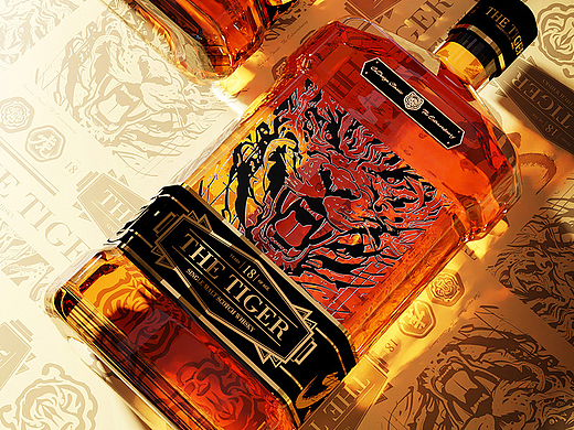 The tiger 虎牌威士忌 酒类包装设计