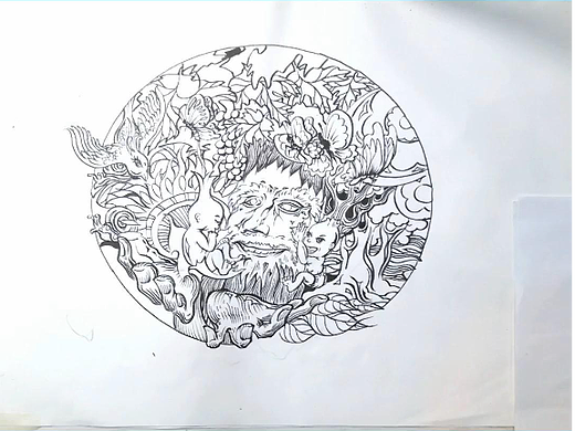 “父情节”创意手绘