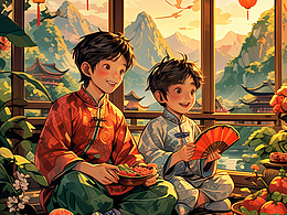 《两兄弟与狼》