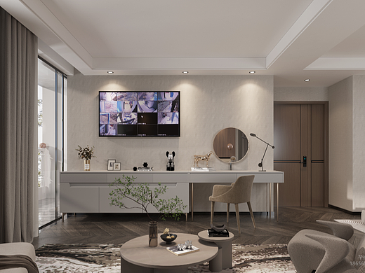 現(xiàn)代設(shè)計案例|溫情優(yōu)雅而高級,生活很有儀式感（個人主頁-ZNjA1MzY2NjQ=） - 家裝設(shè)計 - 站酷設(shè)計師揚(yáng)芊榆原創(chuàng)素材 - 站酷ZCOOL