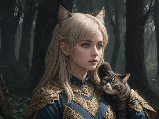 猫耳朵美女
