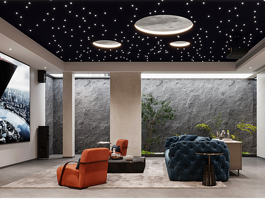 星空顶 | 美式轻奢 | 地下室