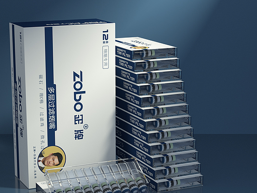 烟嘴过滤器渲染