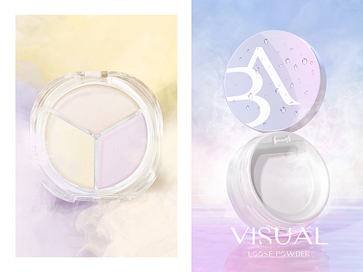 散粉类产品kv合集 | 品牌视觉设计