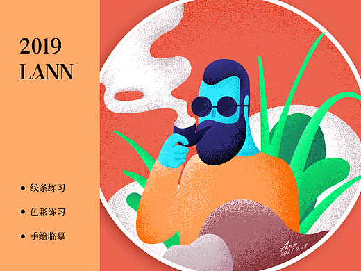 手绘练习（个人主页-ZMjc1MDIzNDQ=） - 艺术插画 - 站酷设计师夏川微夏原创素材 - 站酷ZCOOL