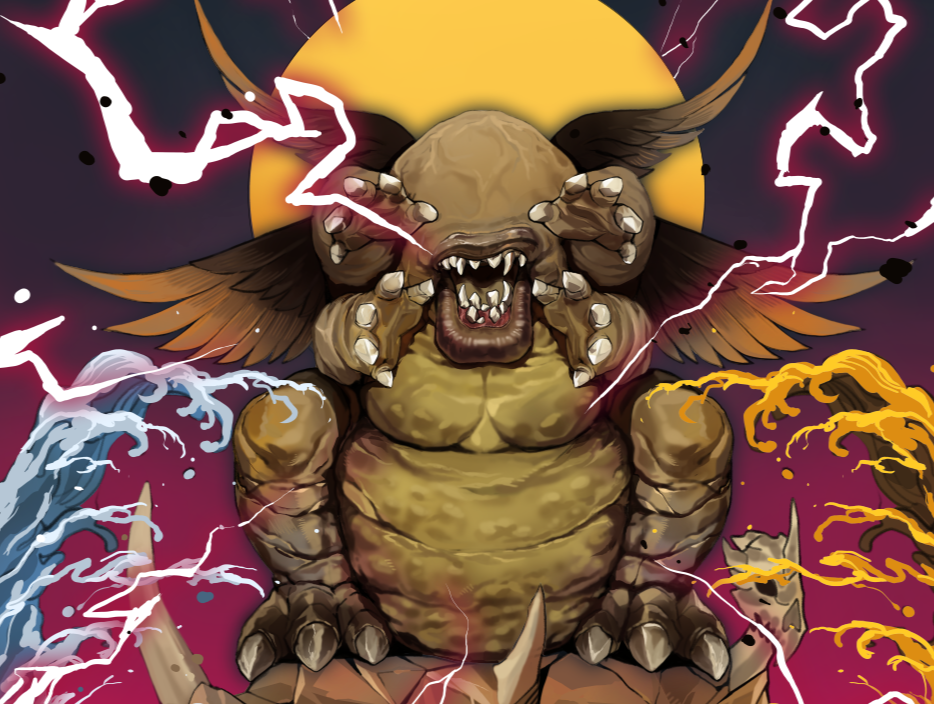 山海经四凶兽混沌_鲁亮亮Jason站酷ZCOOL