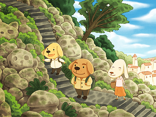 儿童插画：地理-岩石篇