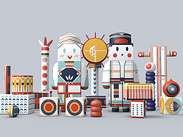 西双版纳基诺族积木文创设计