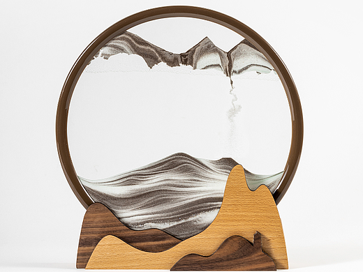 马鹿《高山流水》沙画沙漏