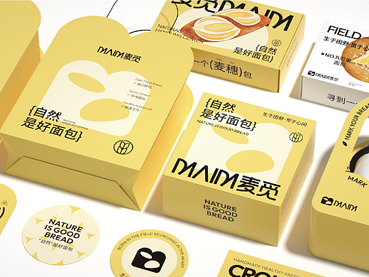 麦觅MAIM烘焙品牌设计/生于田野，觅于心间