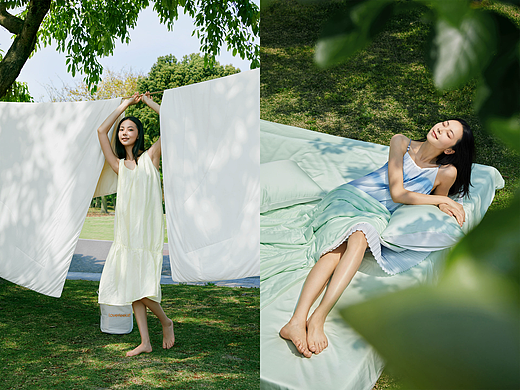 电商拍摄 | Love Feel凉被 X 甲乙丙丁