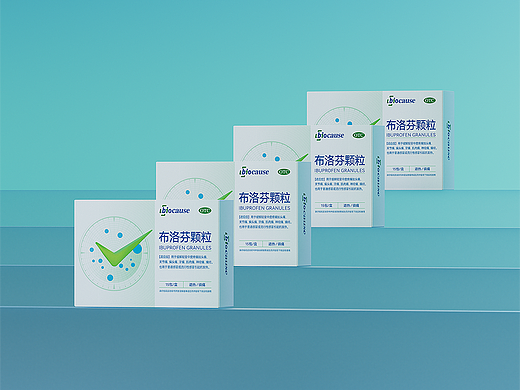 终于脱离那焦虑的红色体操队- Biocause布洛芬包装设计