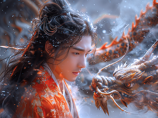 龙韵仙风：传华夏之魂，绘男儿本色