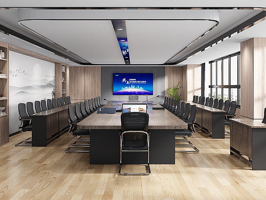 會(huì)議室｜工裝「Small Z design」（個(gè)人主頁-ZNjc4ODg2ODQ=） - 場(chǎng)景 - 站酷設(shè)計(jì)師小Z視覺設(shè)計(jì)原創(chuàng)素材 - 站酷ZCOOL