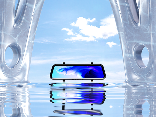 三维行车记录仪渲染视频