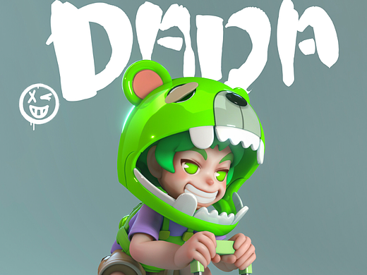 原创玩具设计——行李箱骑士DADA