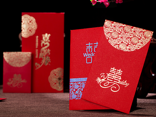 结婚纸质红包拍摄