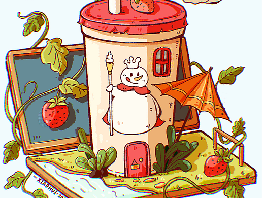 《雪王之家》（个人主页-ZNjYyOTkzOTI=） - 商业插画 - 站酷设计师小慧七分甜原创素材 - 站酷ZCOOL
