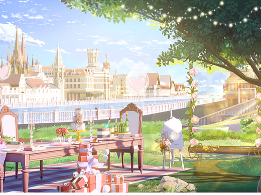 日系室外场景