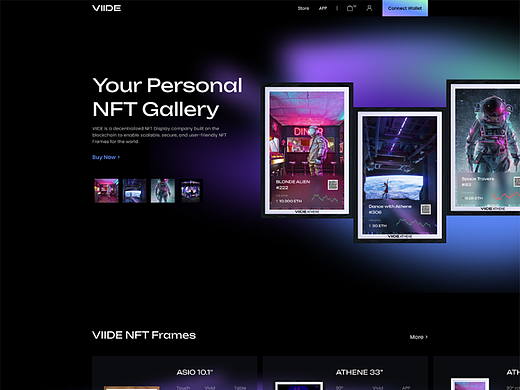 NFT hardware product web&app design