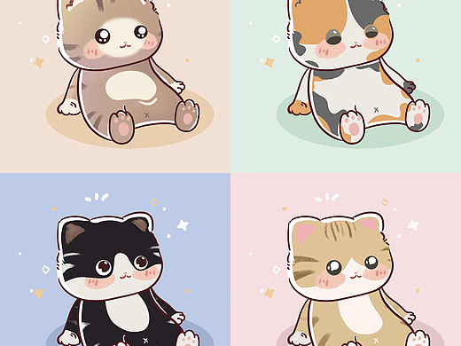 #WOW 动物猫猫头像