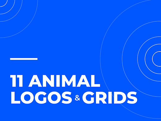 11 Animal Logos & Grids