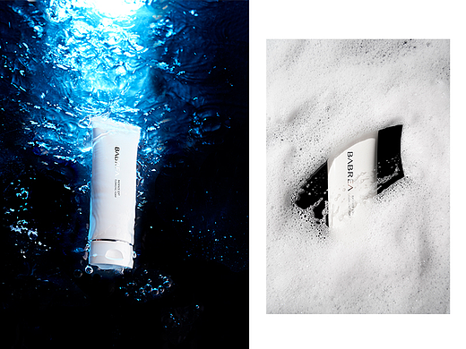 洗面奶 轻质  高级感美妆 保湿清洁 产品摄影