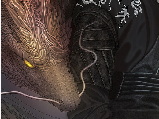 原创插画之遇龙