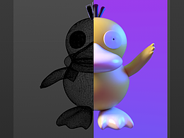 可达鸭【c4d作品】