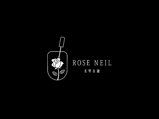 rose nail(美甲美睫)| logo设计