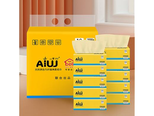 爱UU抽纸包装/主图/详情页设计
