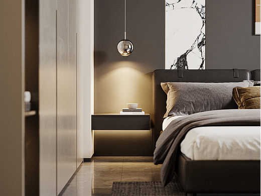 新品｜近期现代极简风格卧室等空间合集