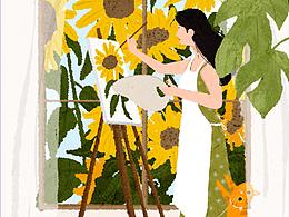 女孩与猫的日常