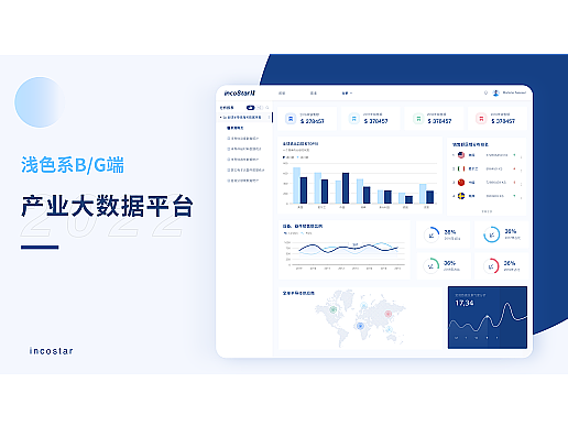 B端/G端web，产业大数据BI 