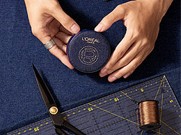 欧莱雅气垫粉底质地化妆品彩妆产品场景图拍摄