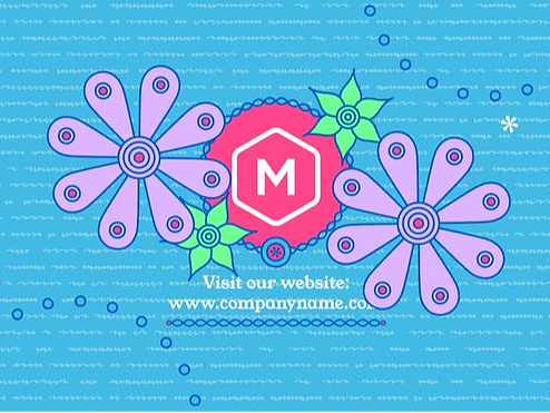 AE模板|时尚花卉版式设计片头开场动画展示综艺店铺