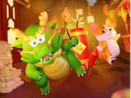 其乐龙龙贺新年 | ip设计