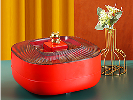 輕奢雙層旋轉(zhuǎn)果盒