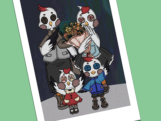 飞鹤家族~（个人主页-ZNjQ3OTc2MDA=） - IP形象 - 站酷设计师醒醒今天醒了吗原创素材 - 站酷ZCOOL