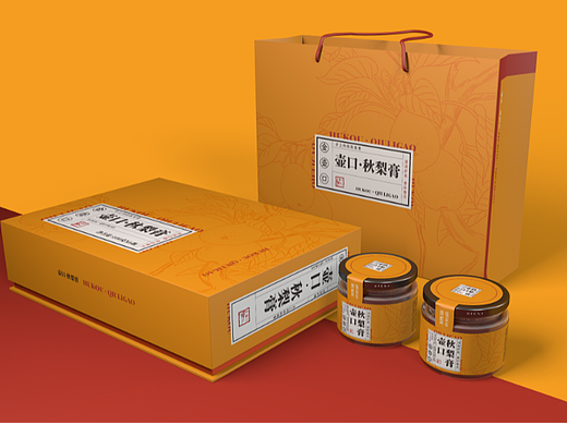 秋梨膏礼盒包装设计
