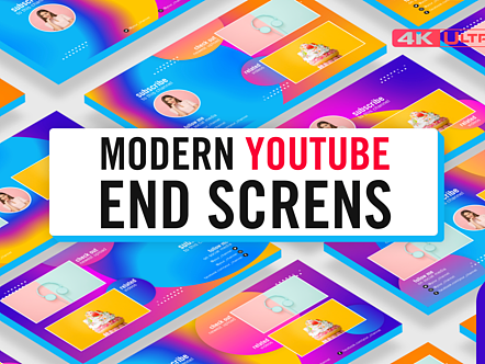 AE模板|高级渐变背景动态标题字幕文字排版效动画产品